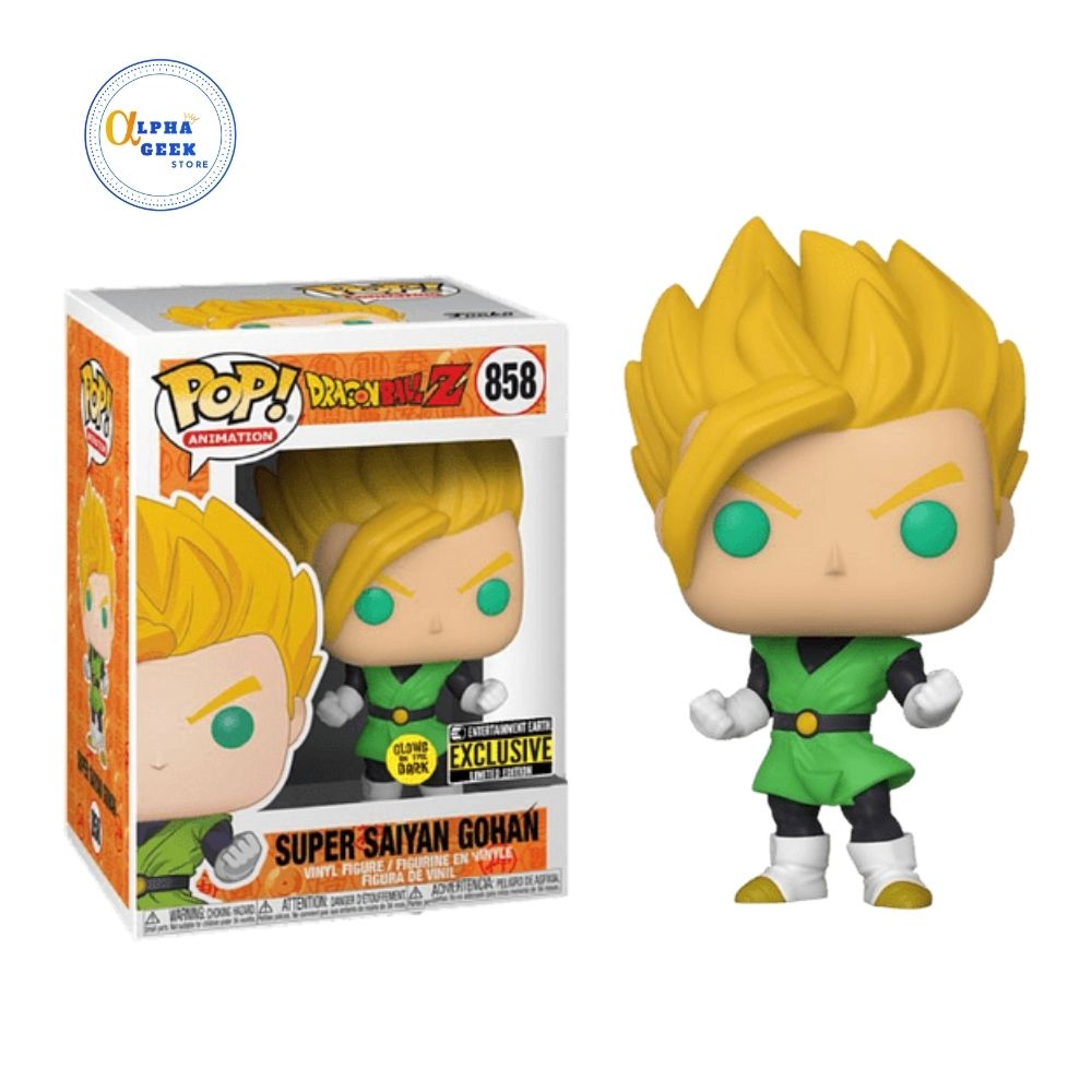 Funko Pop Dragon Ball Super Saiyan Gohan Glow In The Dark EE